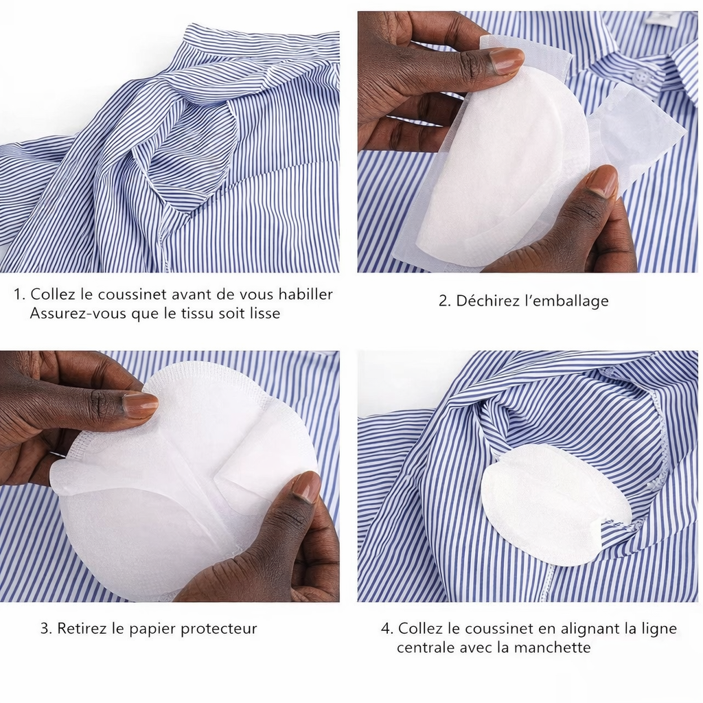 Patchs Anti-traces de transpiration