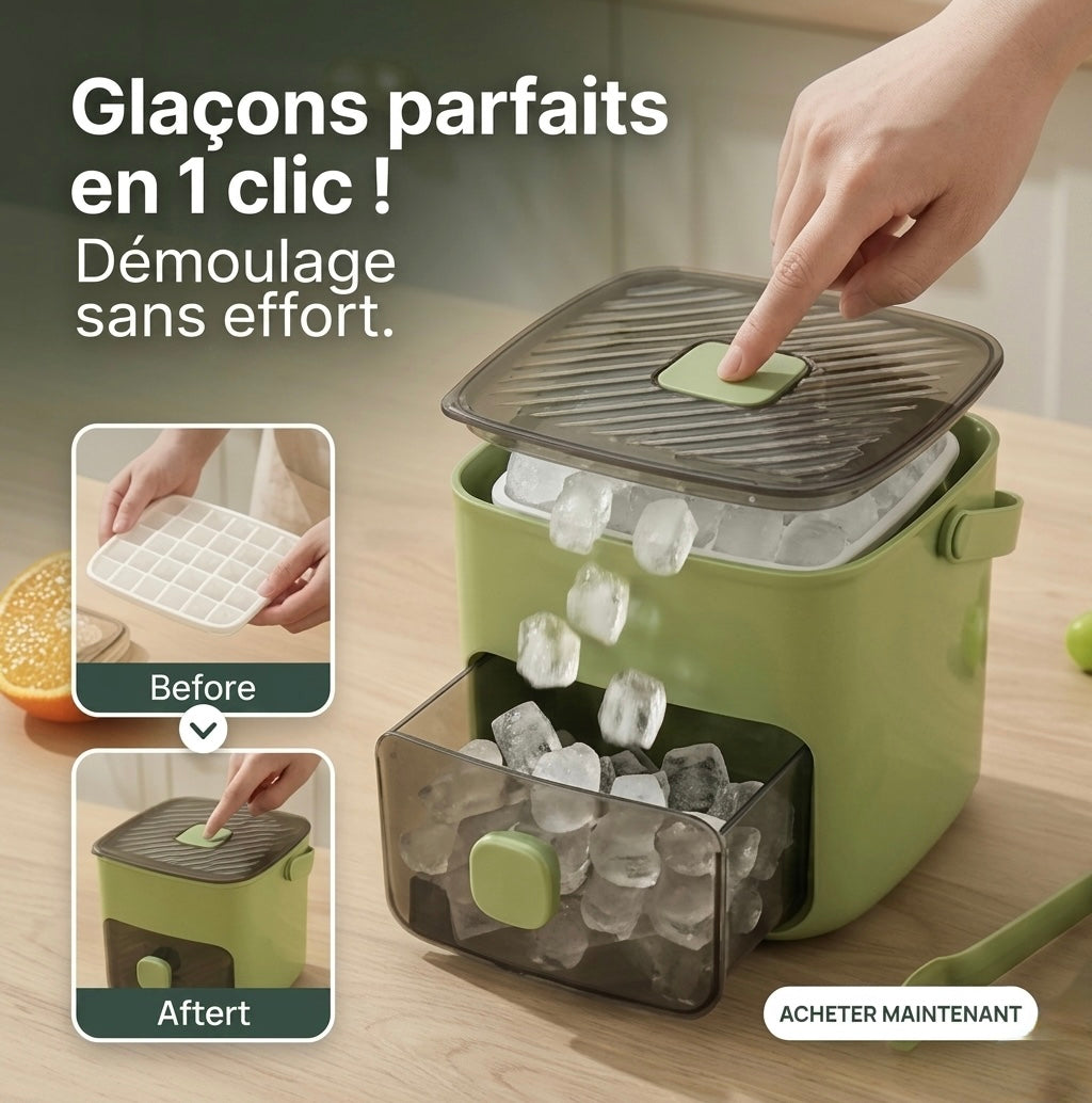 Bac à glaces | 48 glaçons