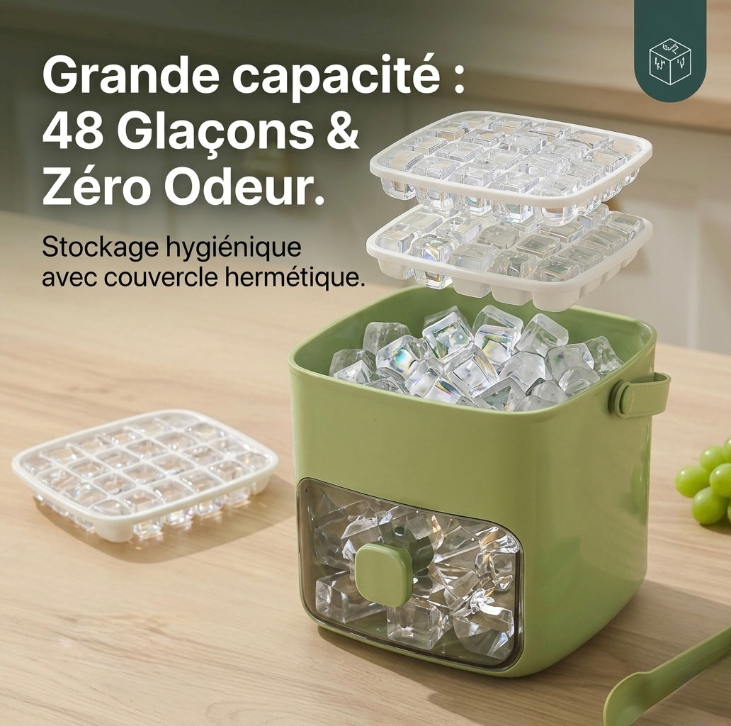 Bac à glaces | 48 glaçons
